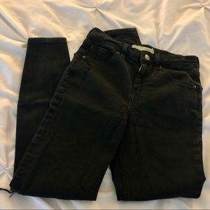 Topshop Jamie Moto Distressed Jeans